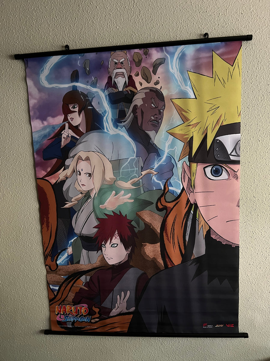 Naruto anime wall scroll