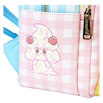 Pokemon Pastel Gingham Cafe Triple Pocket Backpack