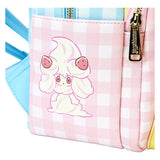 Pokemon Pastel Gingham Cafe Triple Pocket Backpack