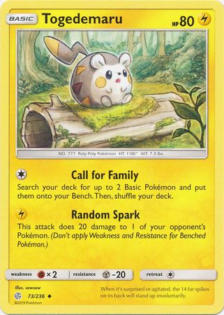 Togedemaru 73/236 UNCOMMON