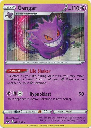 Gengar - 85/202 - Holo Rare