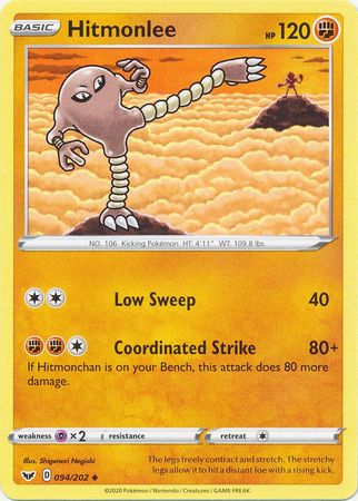 Hitmonlee - 94/202 - Uncommon