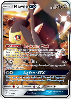 Mawile GX 141/236 pokemon cards 