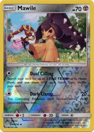 Mawile 140/236 REVERSE FOIL UNCOMMON