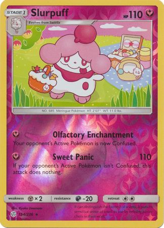 Slurpuff 154/236 REVERSE HOLO RARE